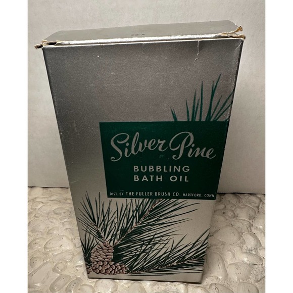 Silver Pine Bubbling Bath Oil Fuller Brush *RARE* - Picture 2 of 2